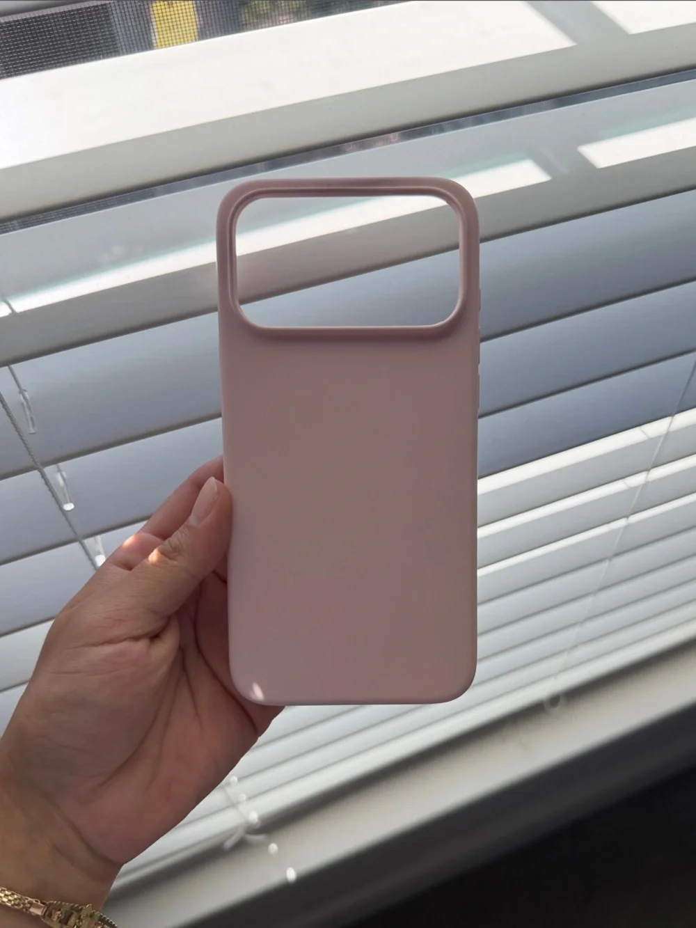 Slim Pink Phone Case with Camera Frame